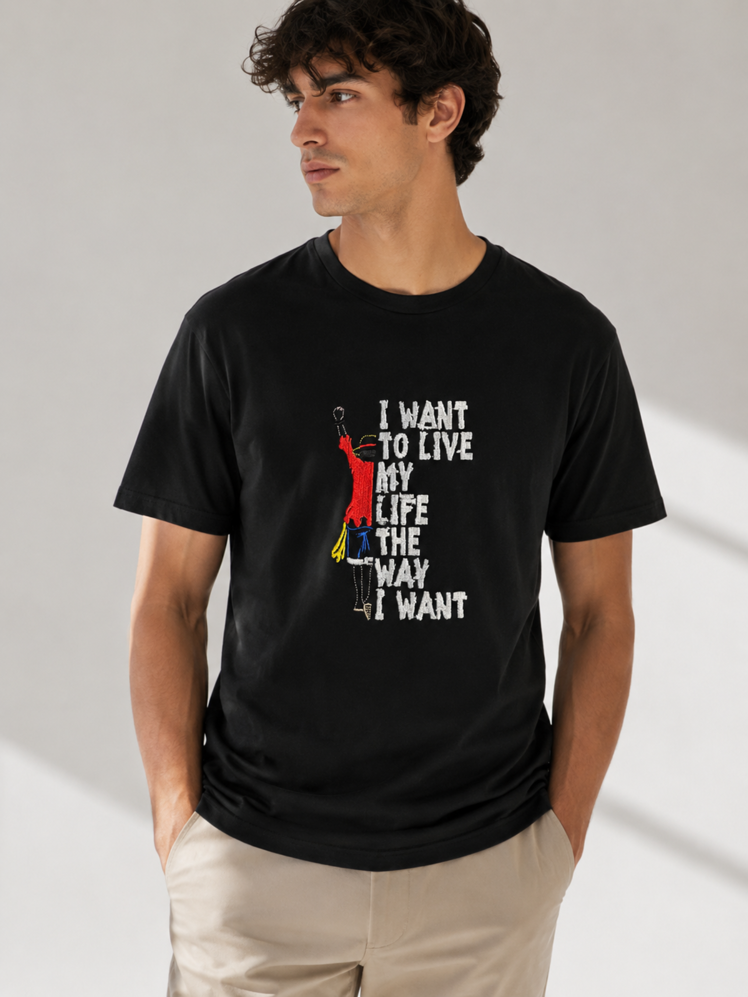 T-Shirt “I Want To Live My Life”